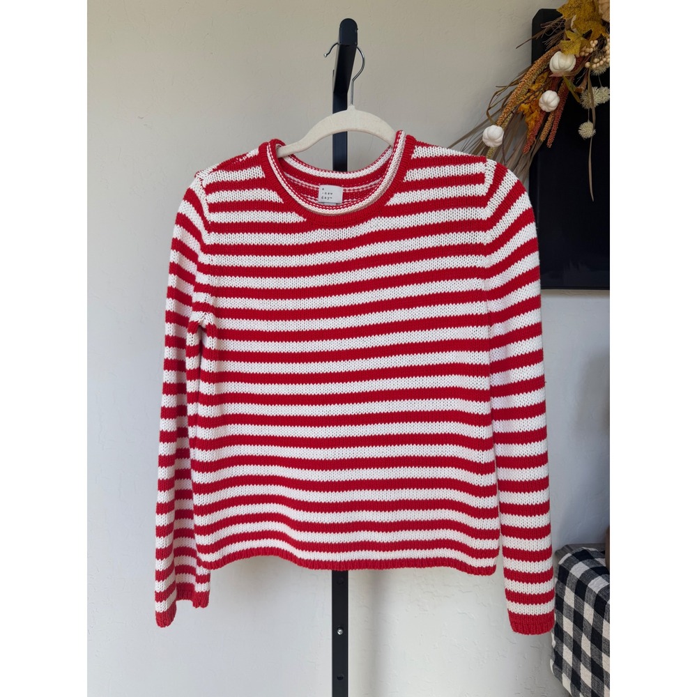 A New Day Women Rollneck 100 % Cotton Knit Sweater Small